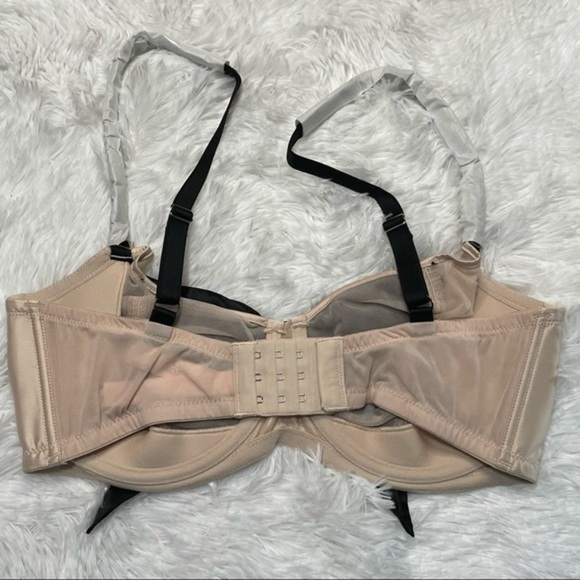 VICTORIAS SECRET Wicked Embellished Bow Bra 34DDD - Picture 9 of 11